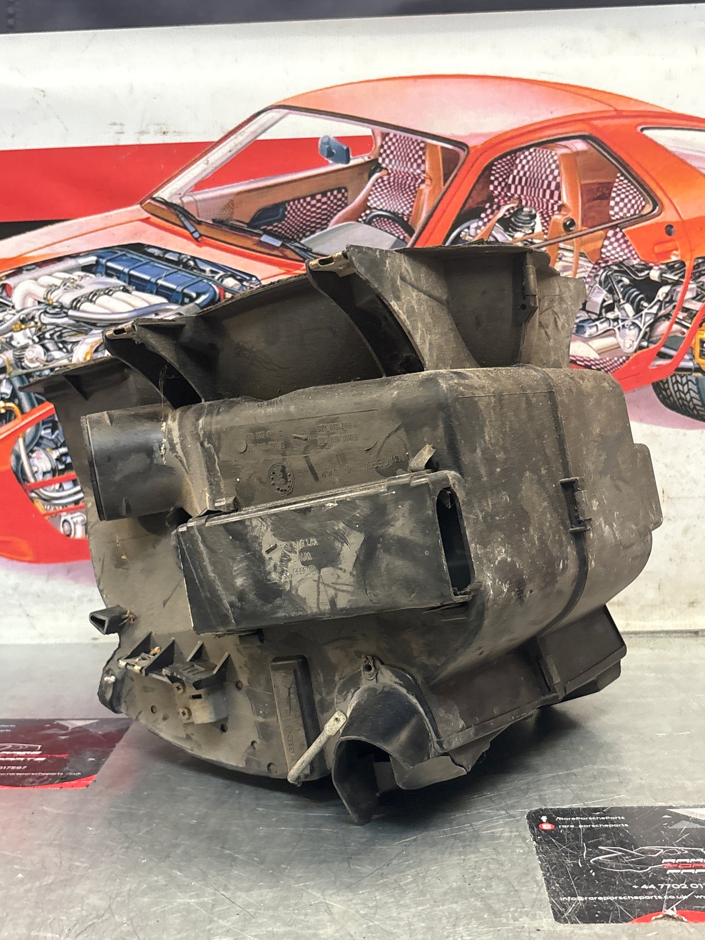 Porsche 924 80-85 944 82-85.5 heater blower fan assembly, complete 321819096 / 321819088 / 321819087 / 321819095 used