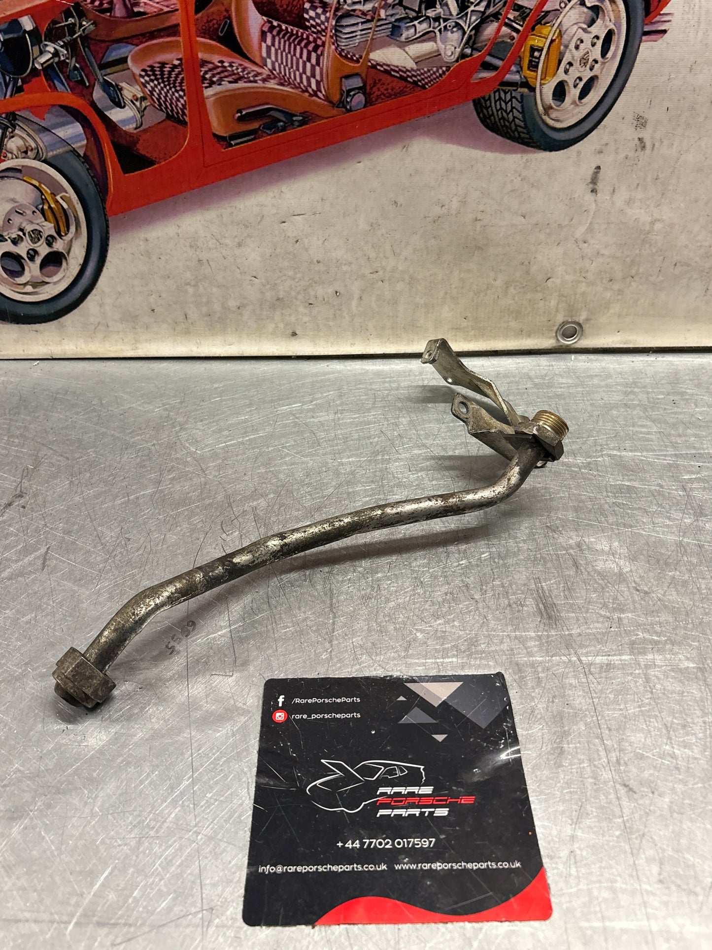 Porsche 928 Air valve pipe, used 92811314605