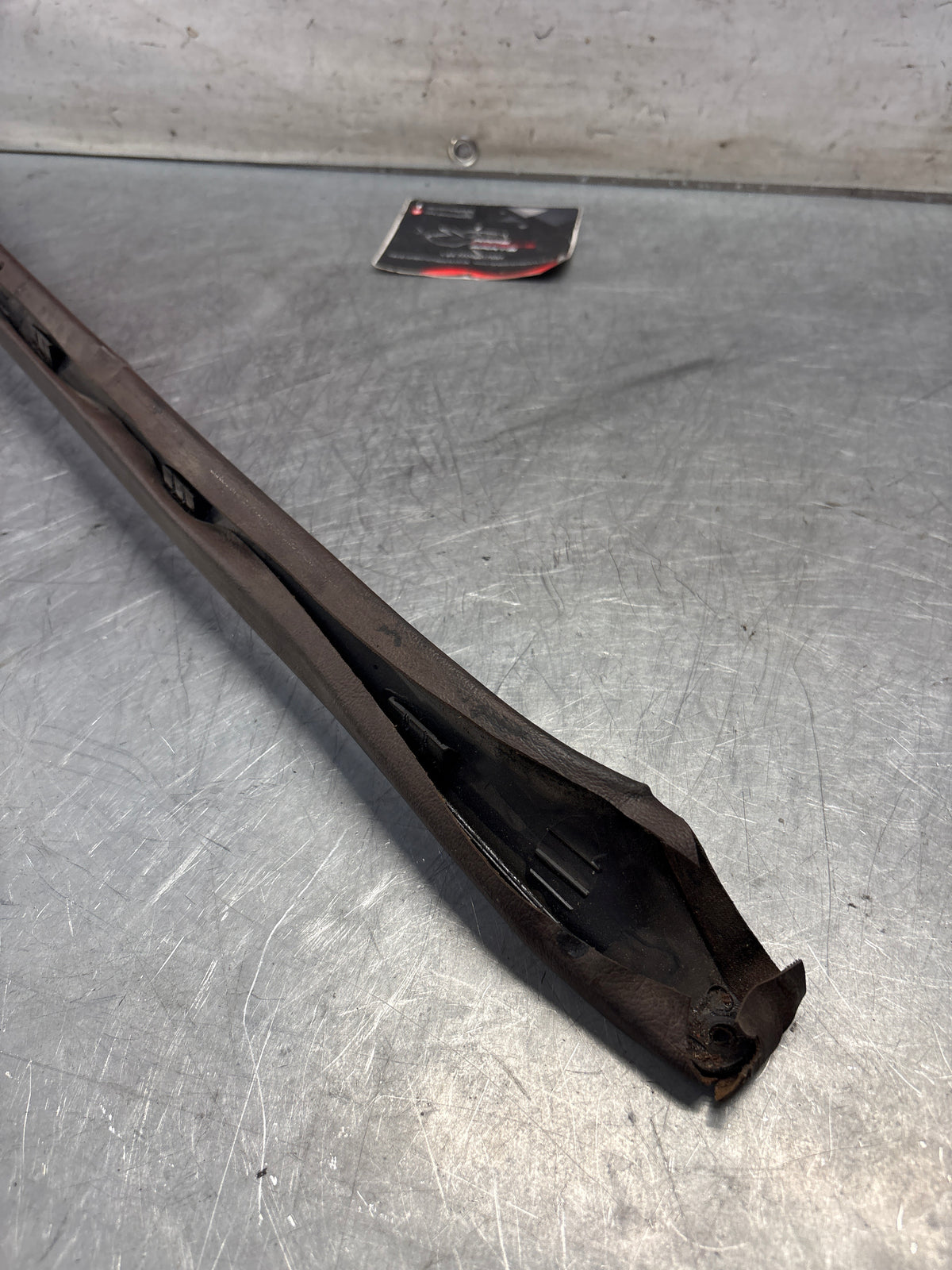 Porsche 928 tailgate trim, left, near side, brown, 92855503702, used