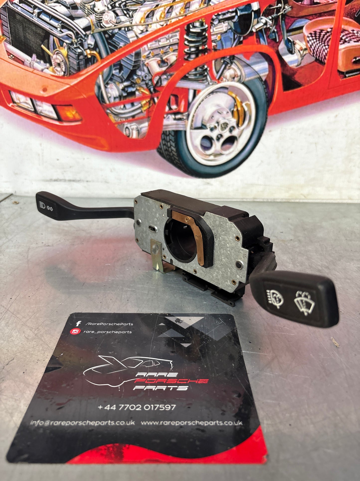 Porsche 928 steering coloumn switch, used 92861310103