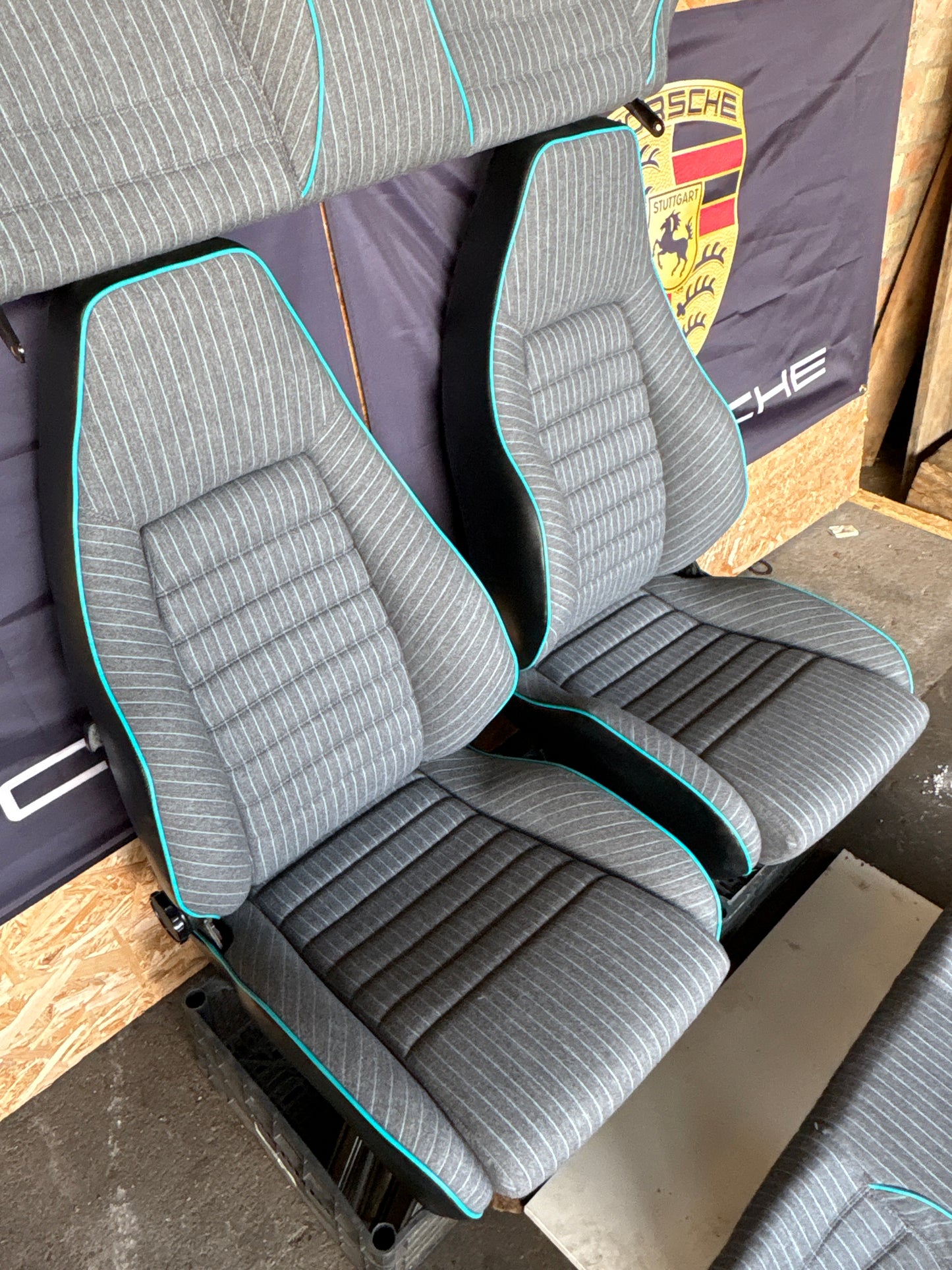 Porsche 924S Le Mans Recaro Sport seats set