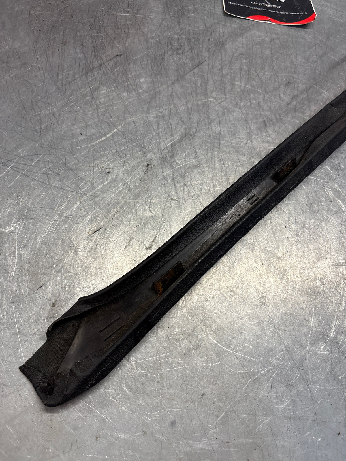 Porsche 928 tailgate trim, right, off side, black, 92855503802, used