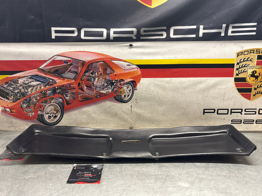 Porsche 928 sunroof mechanism cover trim, used, black 92855552702