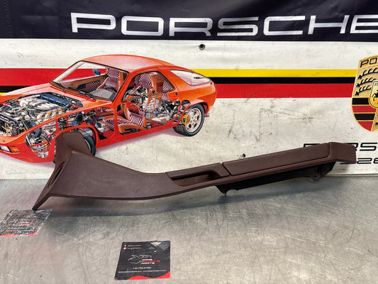 Porsche 928 burgundy door armrest, right, off side, 92855510203, used