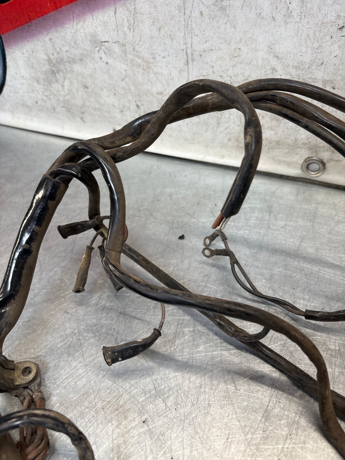 Porsche 928S LHD 1983, engine bay loom, used 92861200106