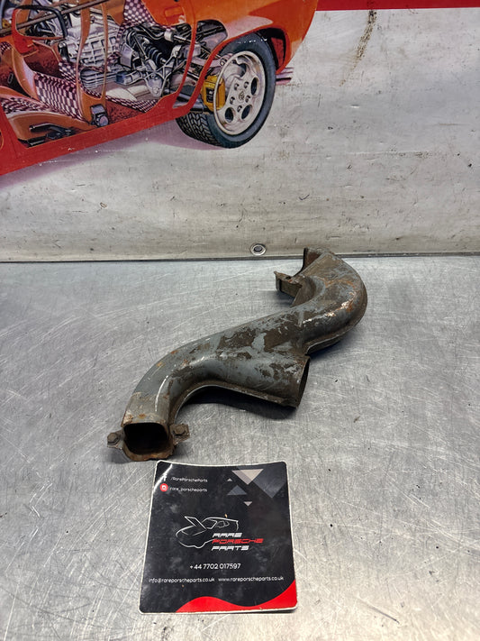 Porsche 914 right side heat duct, used 022256502A
