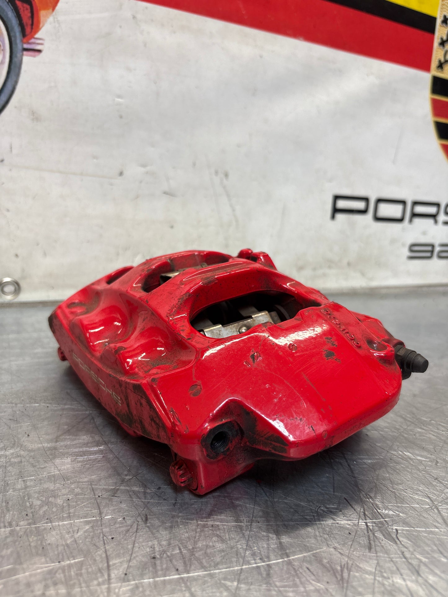 Porsche 911 997 Carrera / 981 Cayman S front right brake caliper, used 997351421/422
