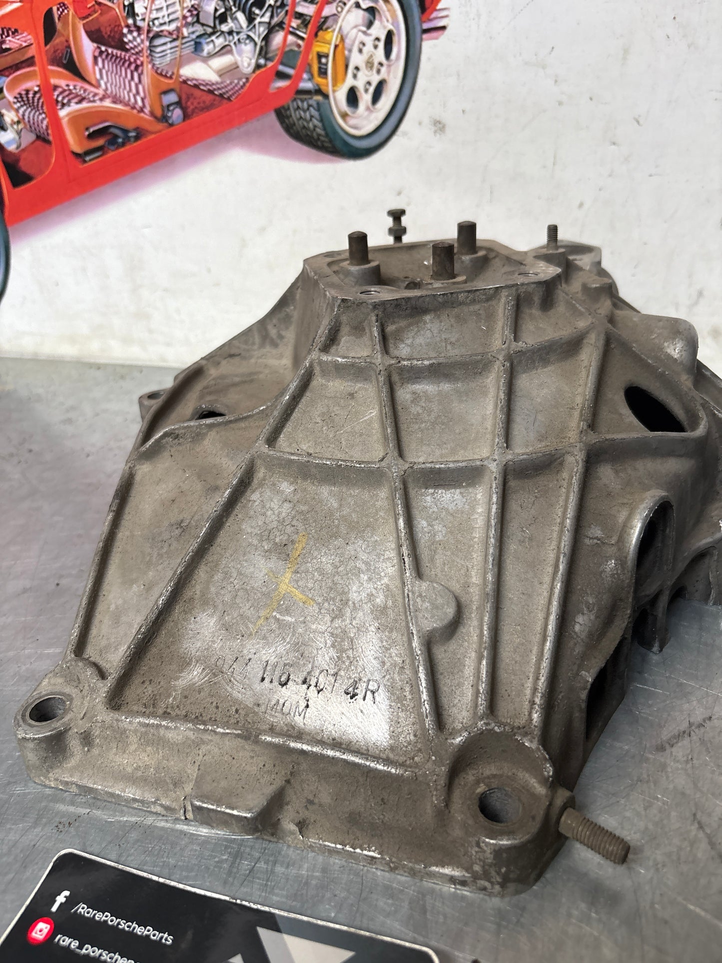 Porsche early 944 Bell housing 9441164014R used