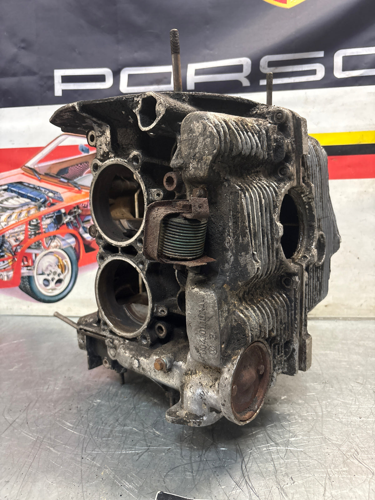 Porsche 914 1.7L engine case, used W0063914