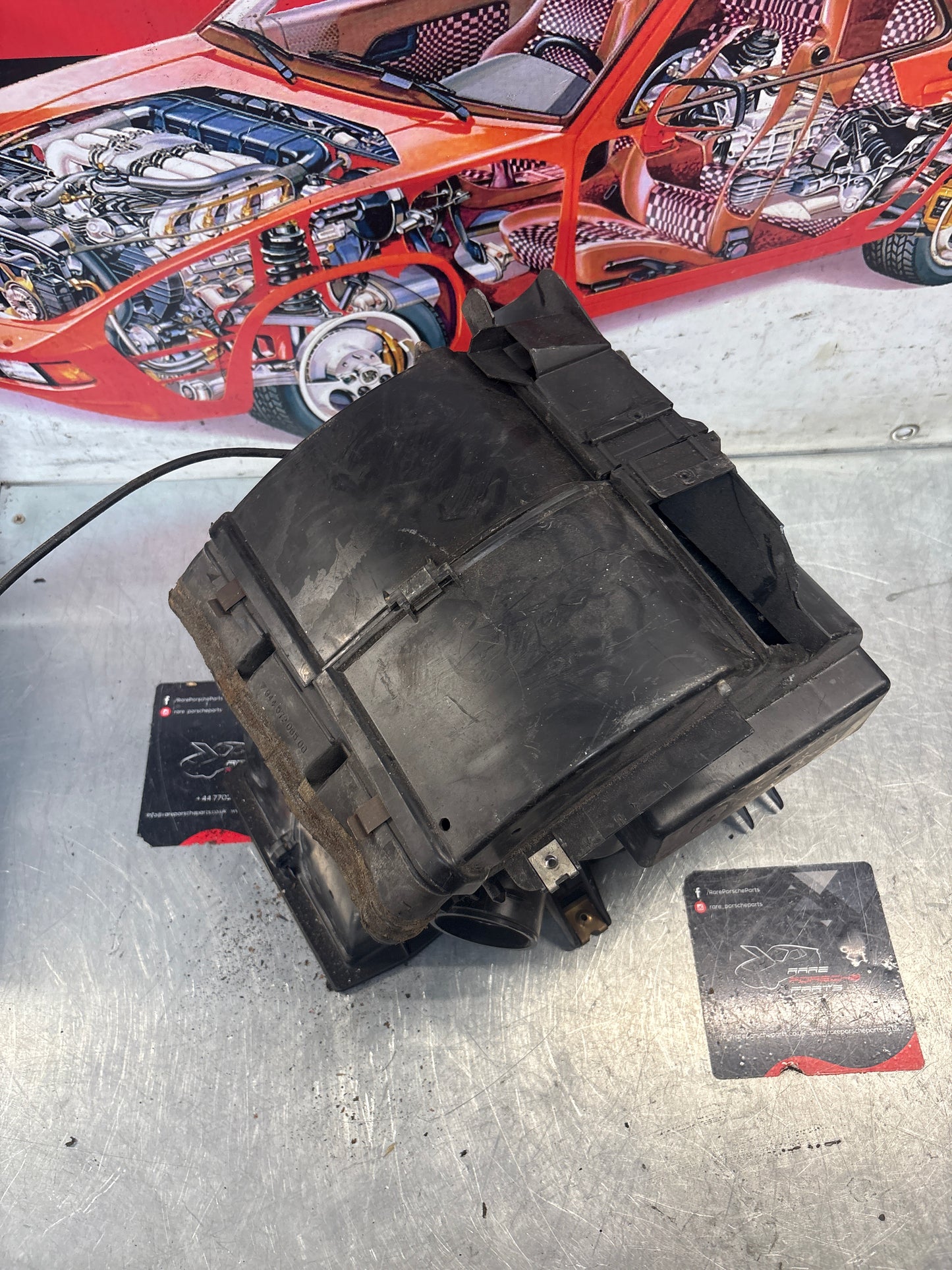 Porsche 924 80-85 944 82-85.5 heater blower fan assembly, complete 321819096 / 321819088 / 321819087 / 321819095 used