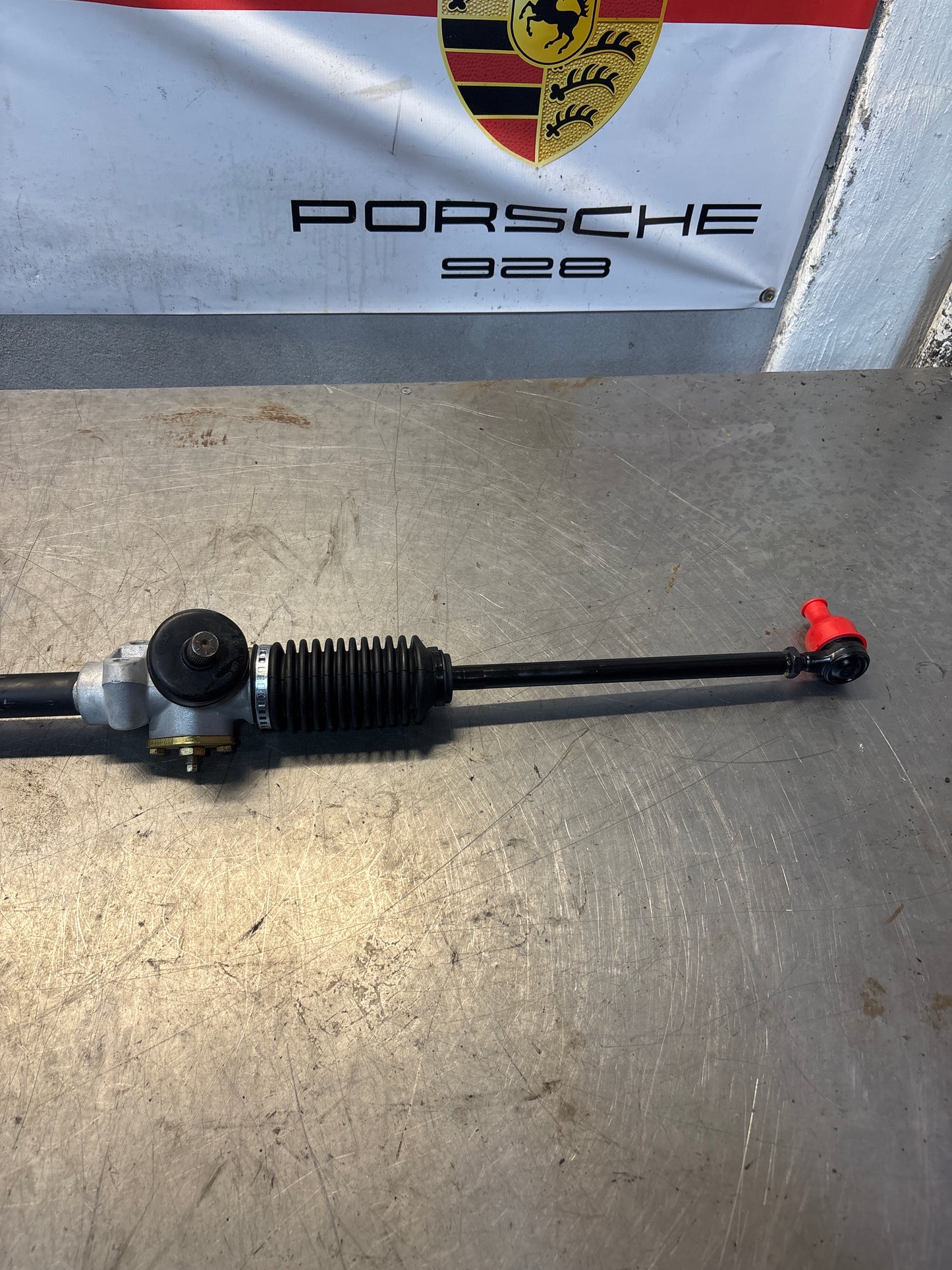 Porsche 924 LHD Manual steering rack, used 477419061C