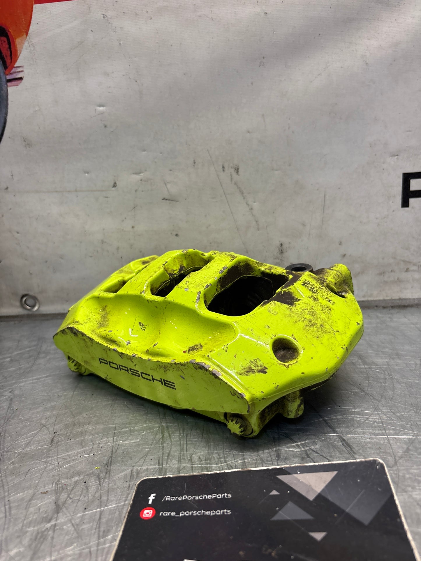 Porsche Cayenne rear passenger side brake caliper, used 7P0615424