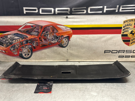 Porsche 928 sunroof mechanism cover trim, used, black 92855552702