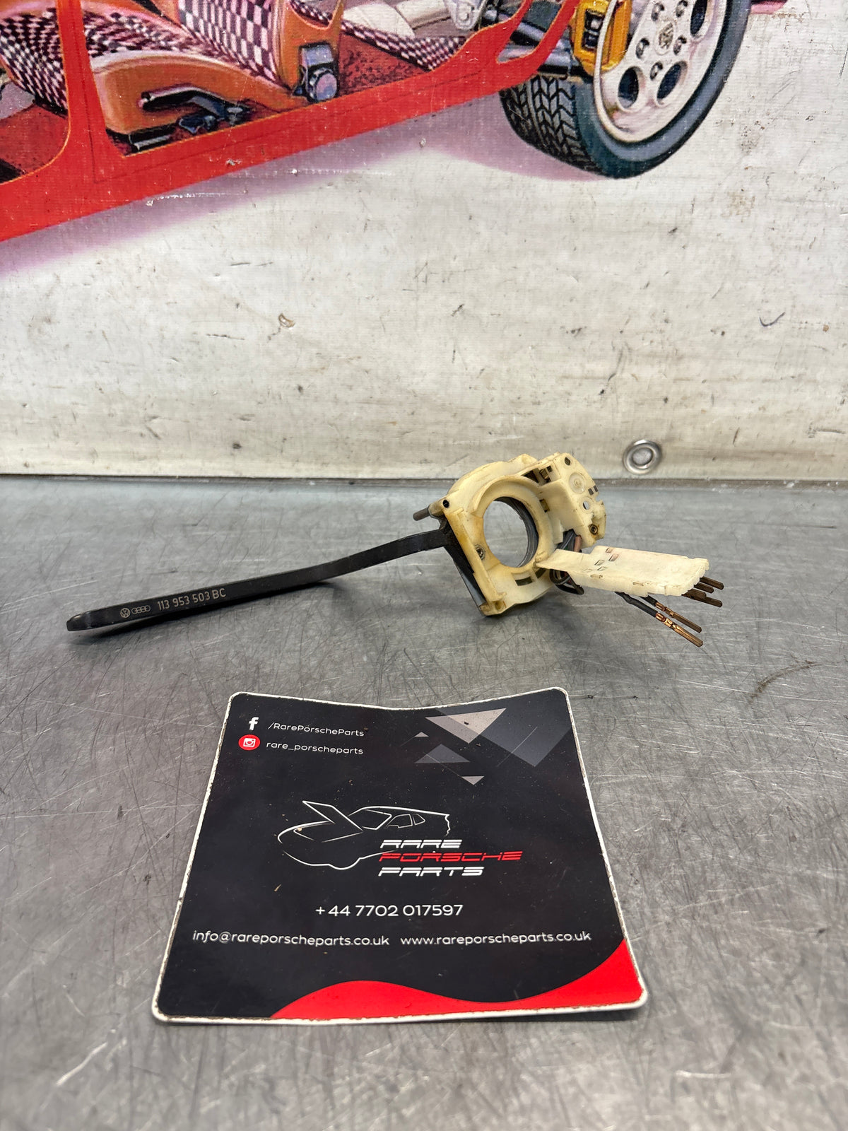 Porsche 924 early wiper stalk, used 113953503BC