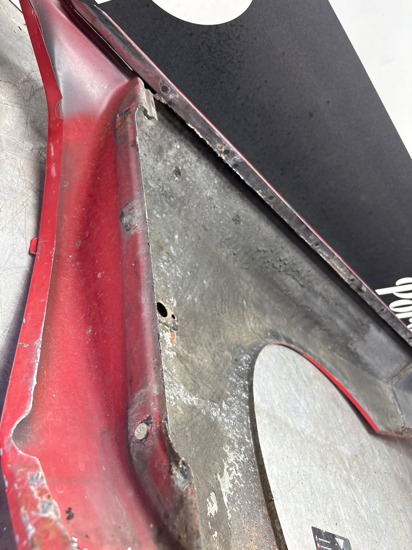 Porsche 944 early left front wing, please see photos, used