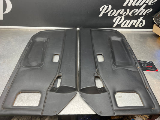 Pair Of Porsche 944 door cards black 94455501701 94455501801 used condition.