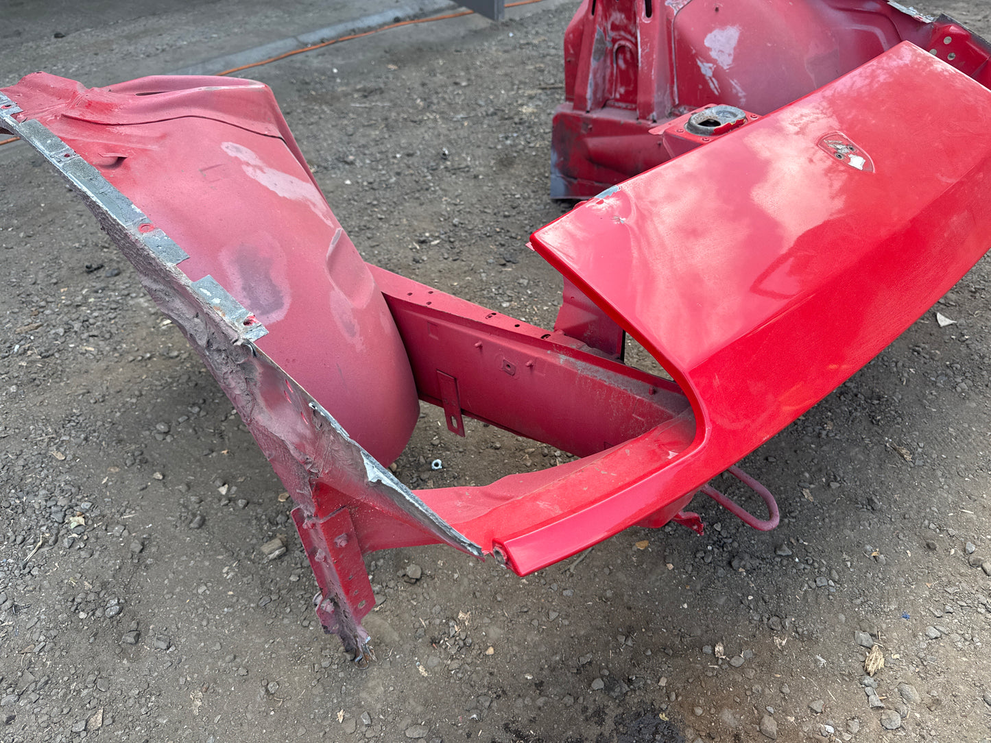Porsche 924 Front End Cut, Used.