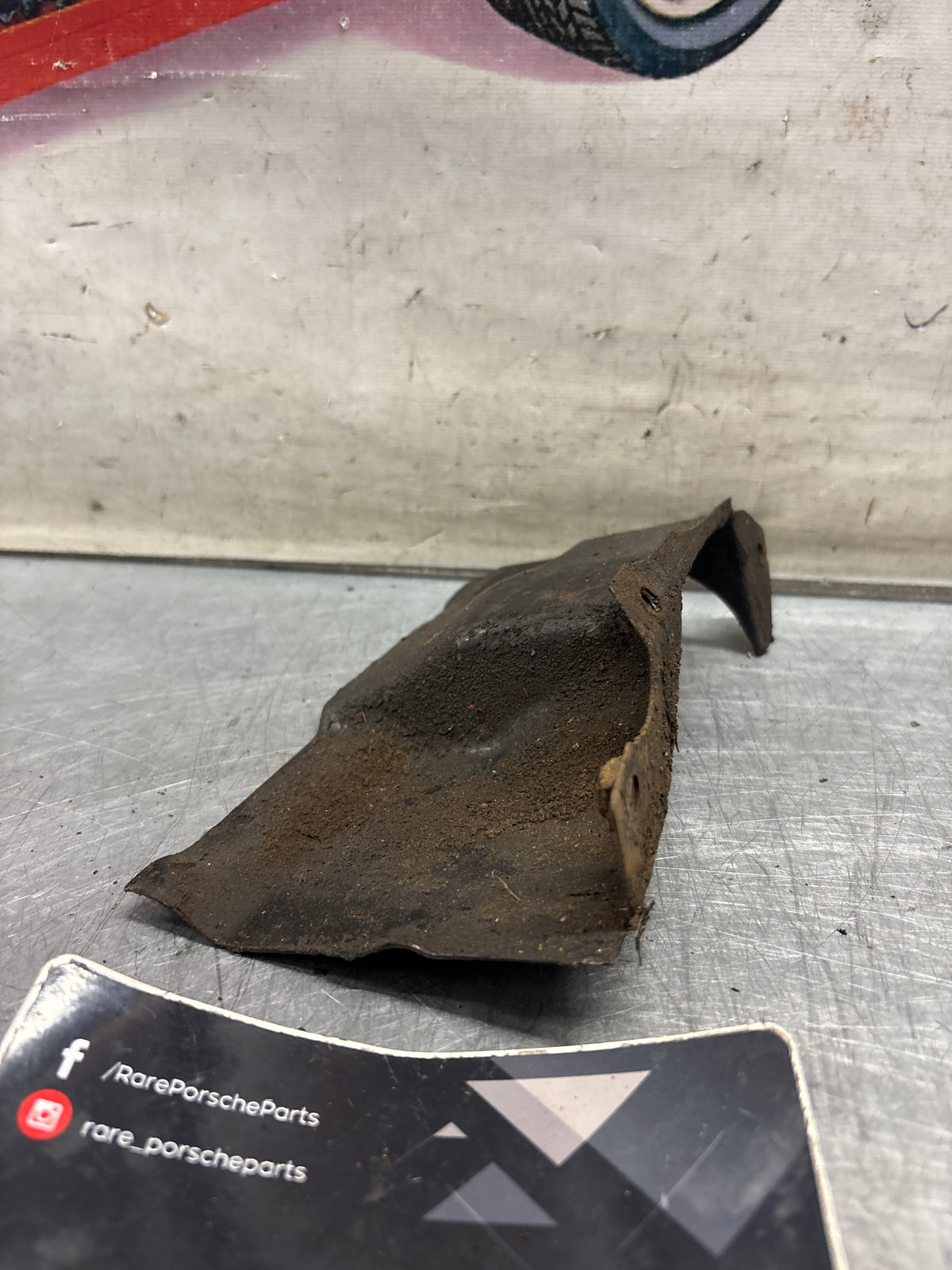 Porsche 914 air duct plate, used 022119362