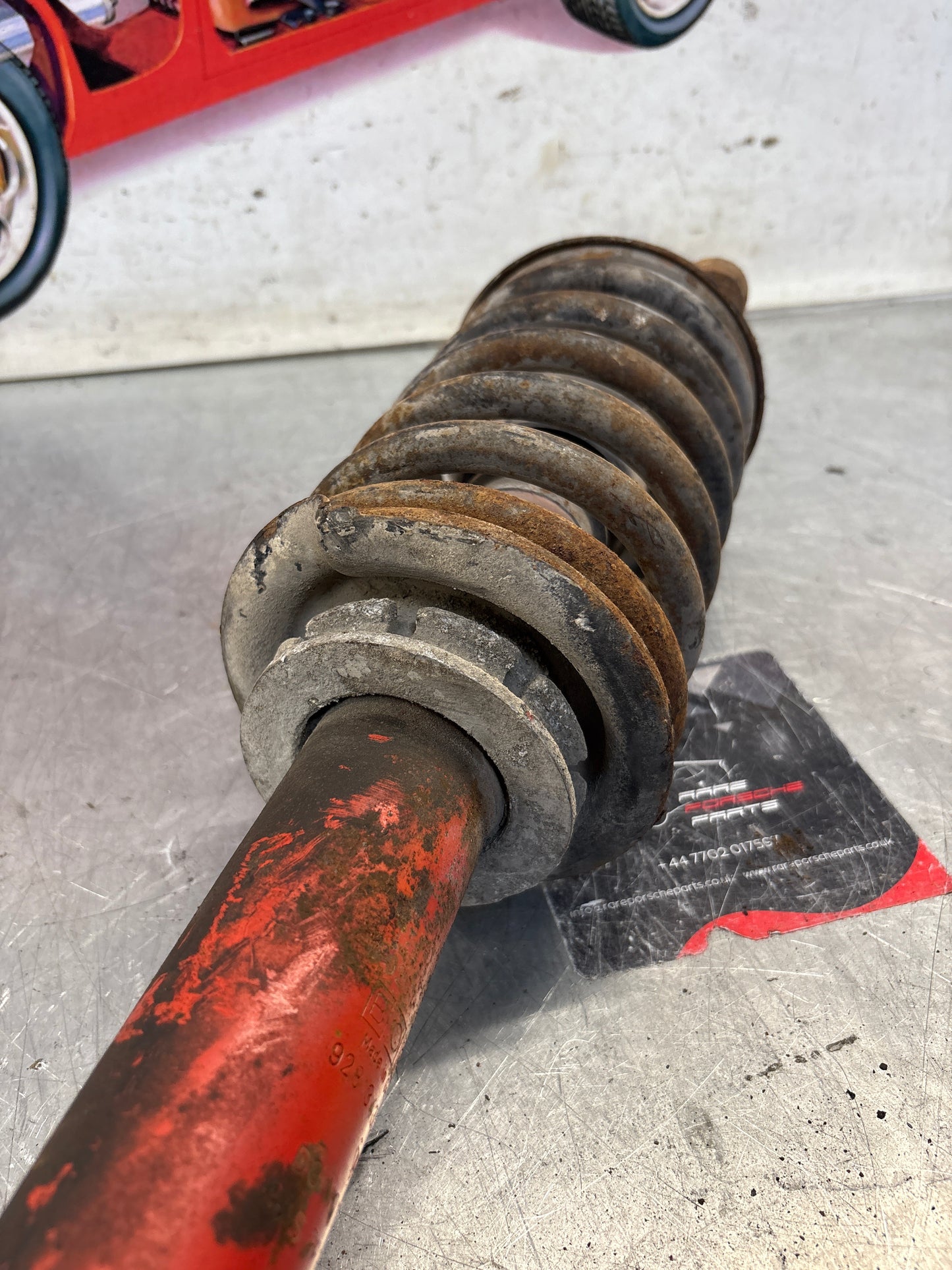 Porsche 928 Front shock absorber, used 92834305509