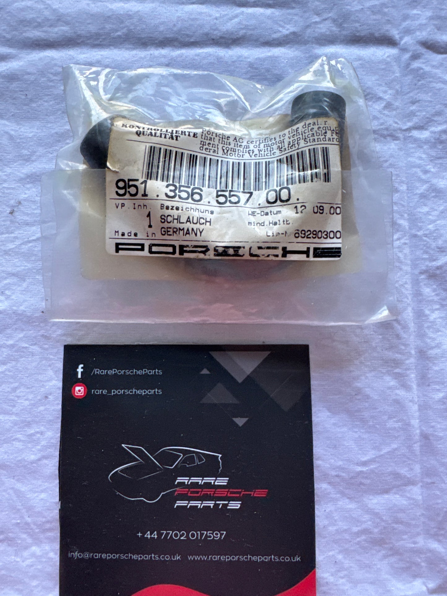 Porsche 944 fuel pump hose 95135655700 NOS