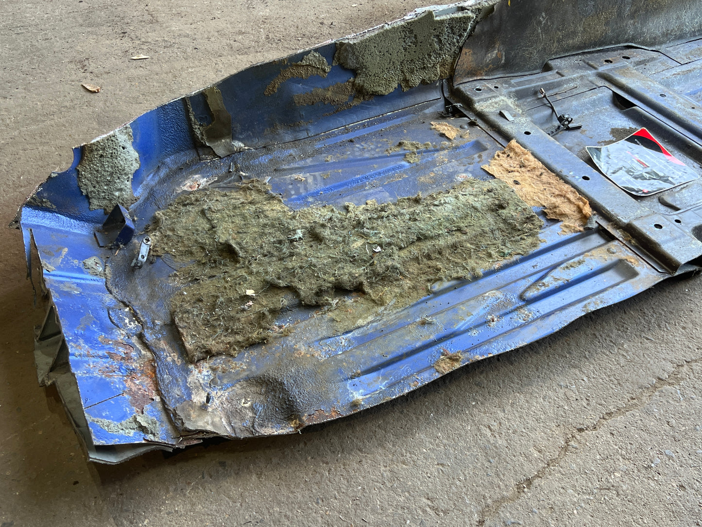 Porsche 944 S2 floor pan right side 94450150100 spares or repair