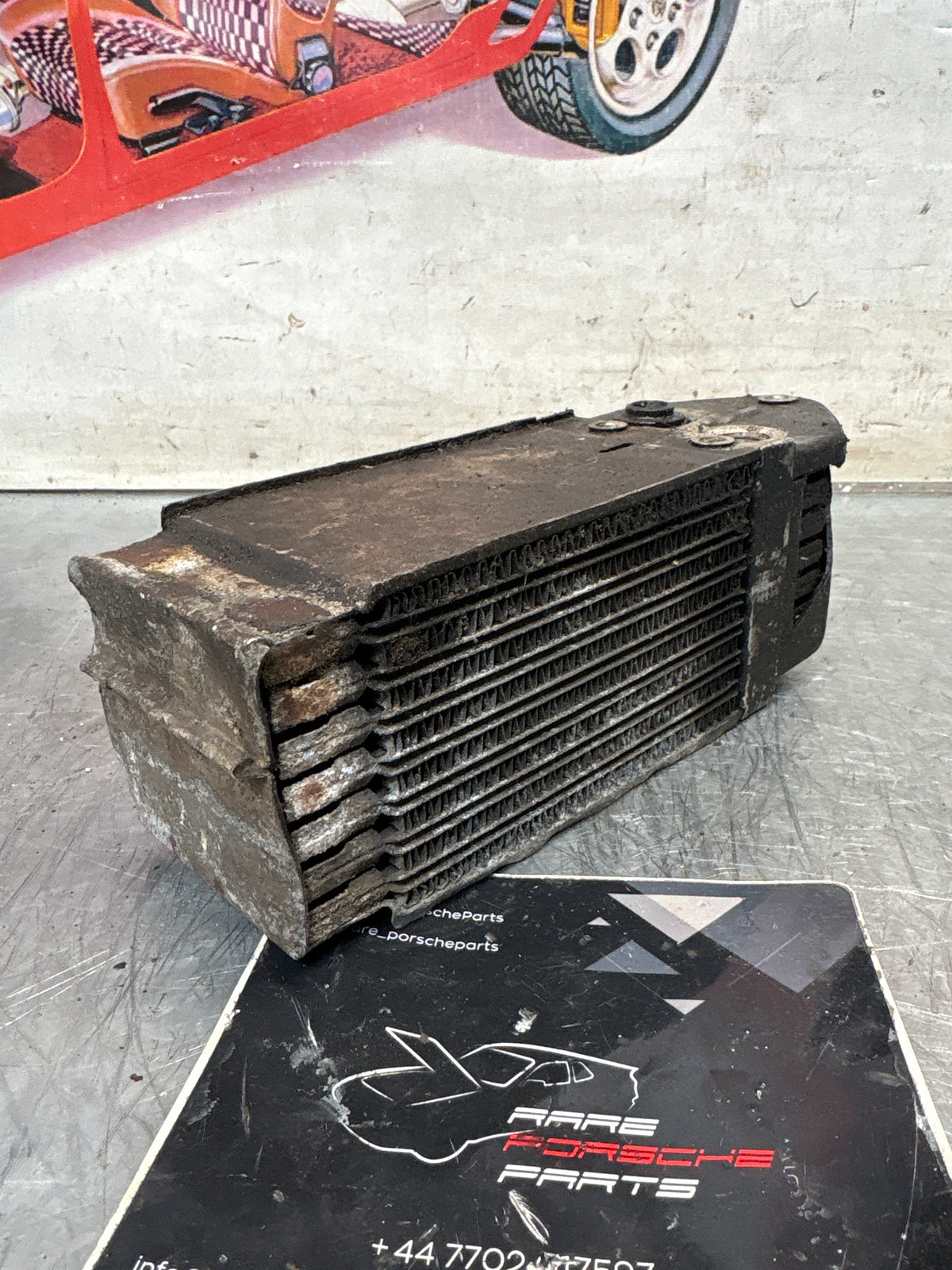Porsche 914 oil cooler, used 021117021B