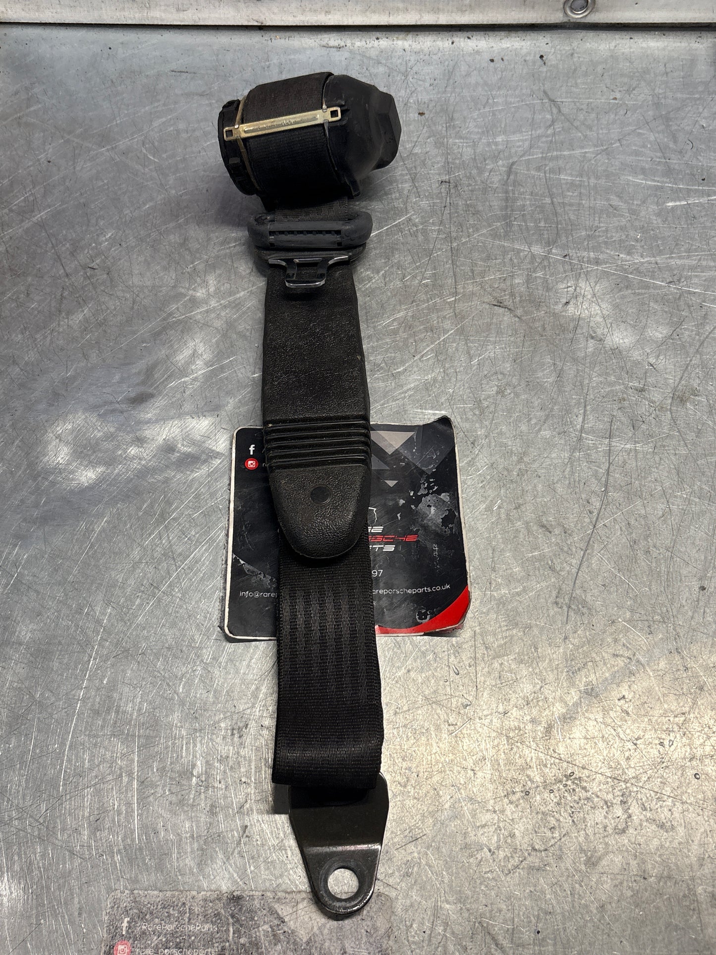 Porsche 968 / 944 S2 Cabriolet front right seatbelt, used 94180303414