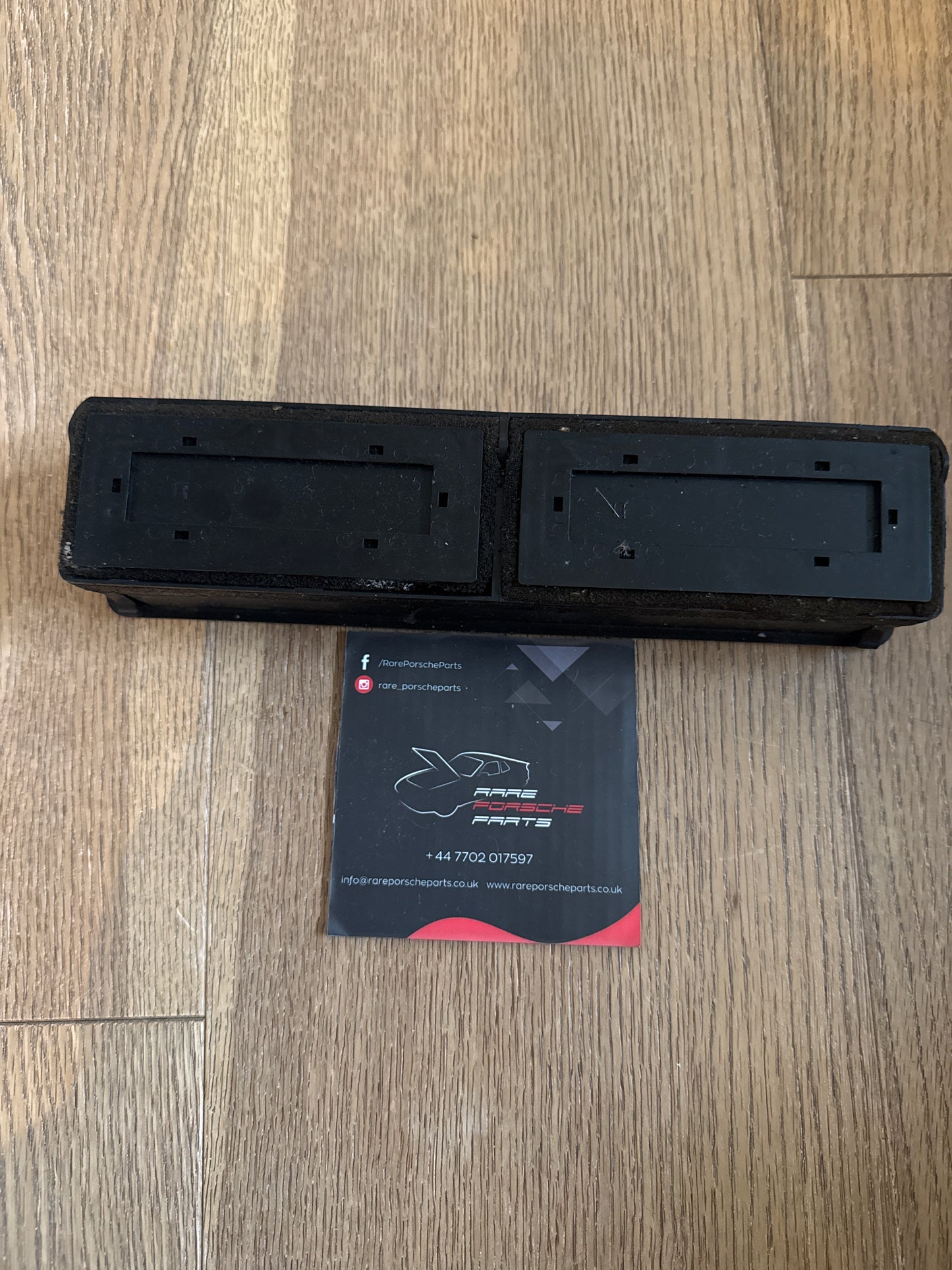 Porsche 924 944 Black Interior dash air vent. 477819173 New NOS