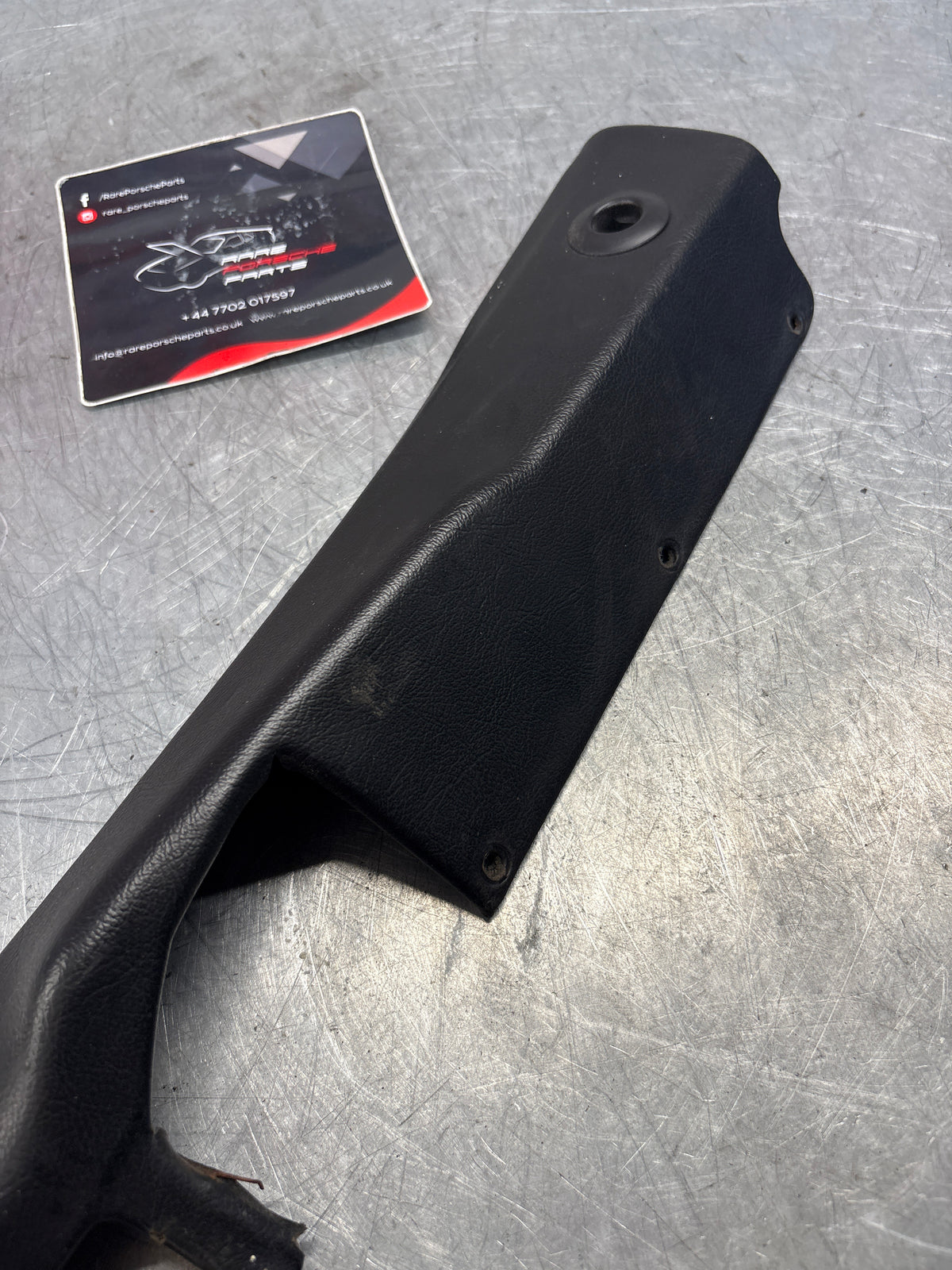 Porsche 928 tailgate interior trim, used, black 92855504705
