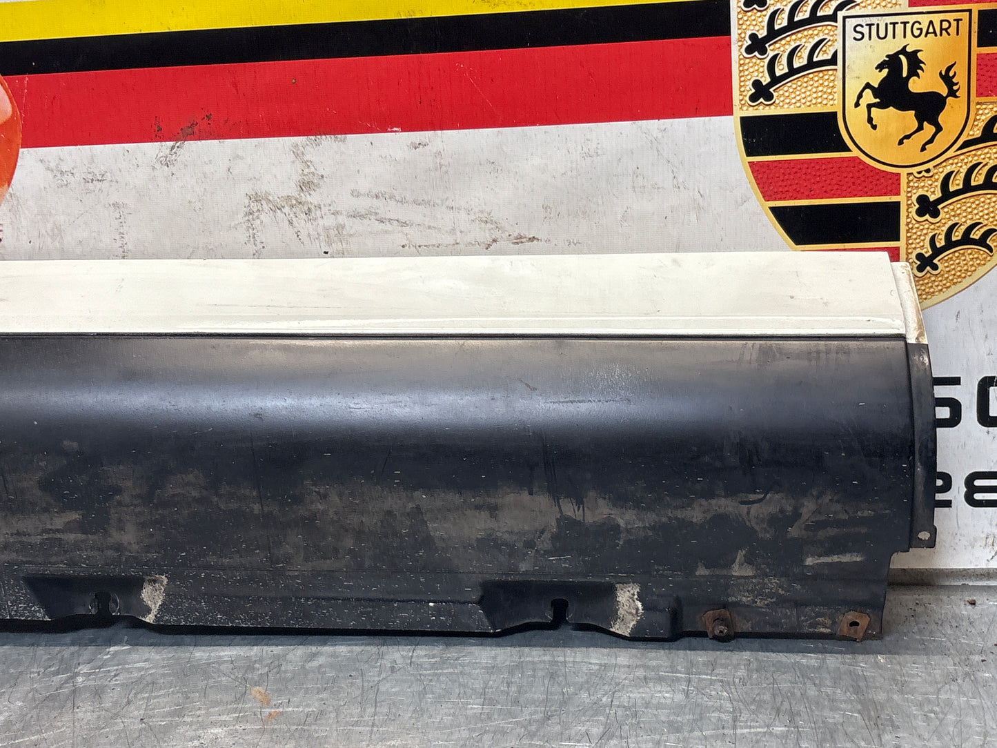 Porsche 911 964 left side sill cover, used 96455919301
