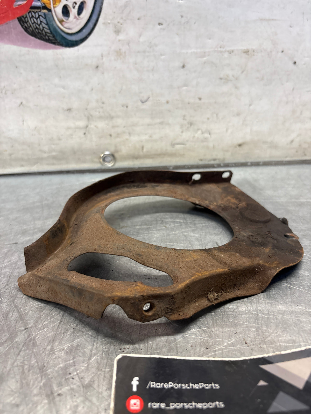 Porsche 914 generator cover plate, for spares or repair 021119281D