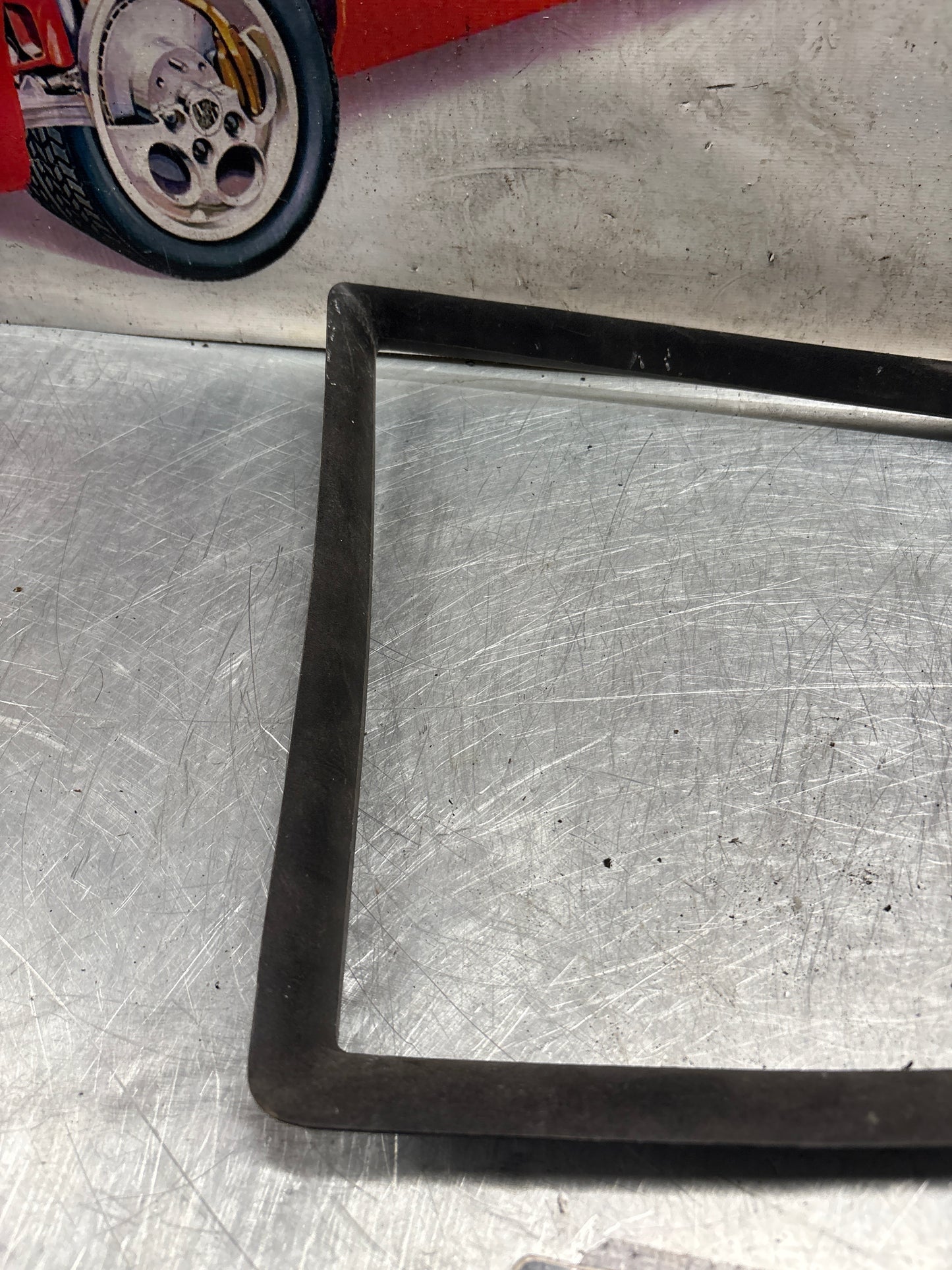 Porsche 968 rear left quarter window seal, used 94455553500