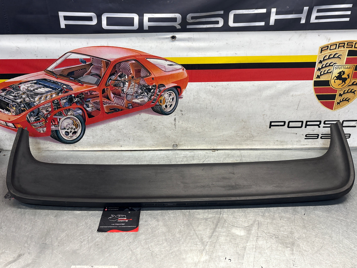 Porsche 944 rear center spoiler, used 93751255500