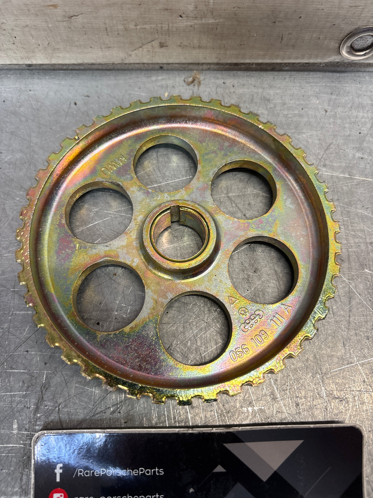 Porsche 924 Turbo Vintage camshaft gear, refurbished 056109111A