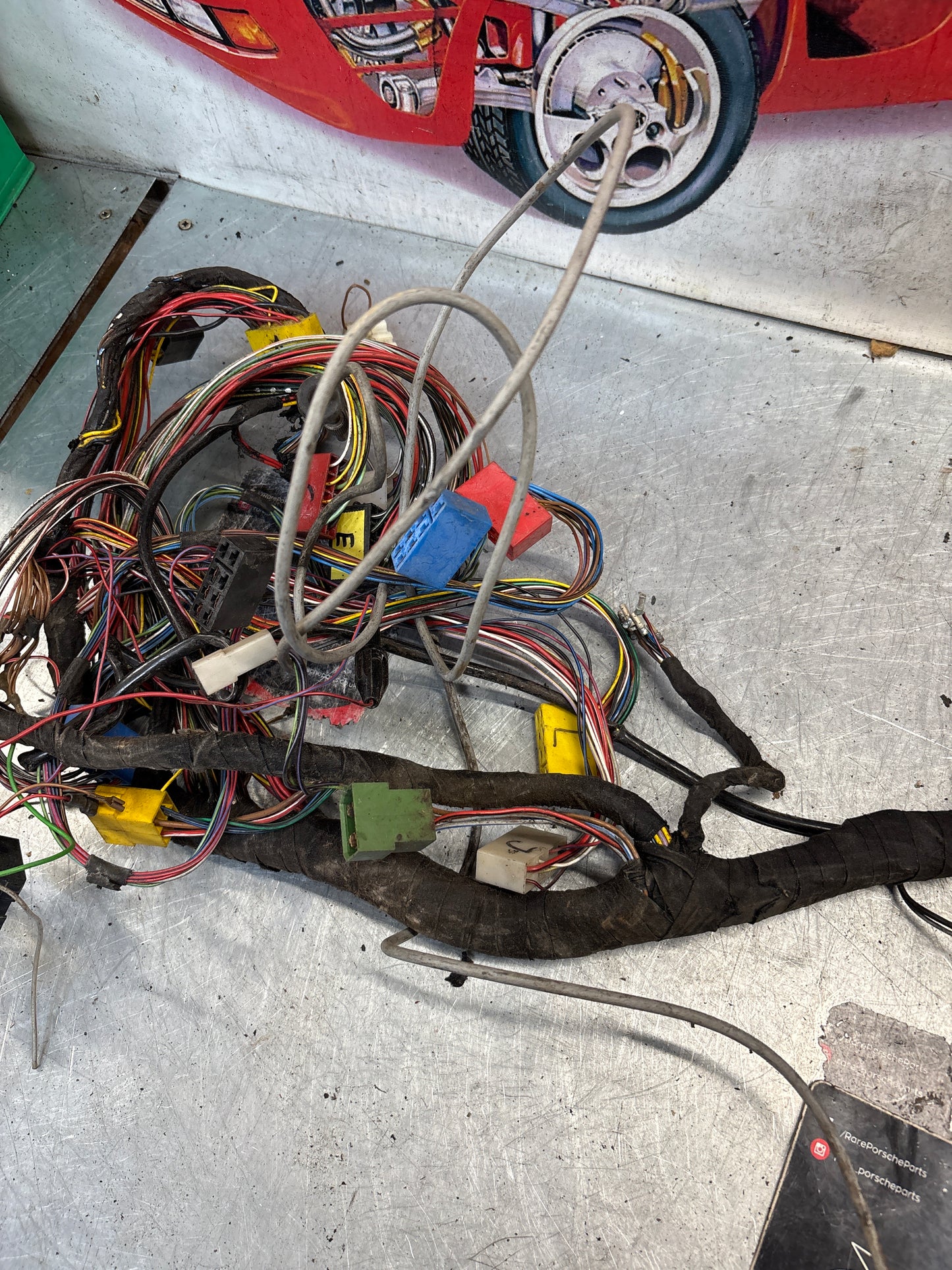 Porsche 928 1982/83 interior wiring loom, 92861200320, spares or repair