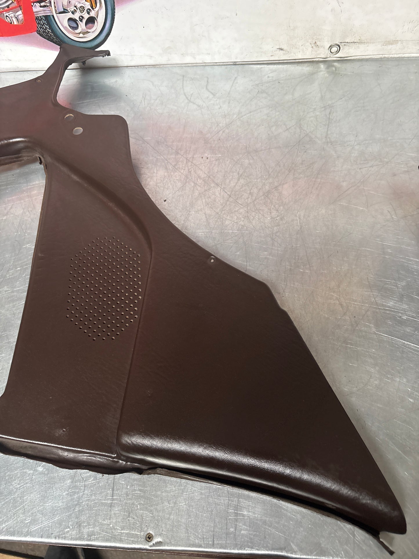 Porsche 944 924 brown rear interior C Post trims/cards. Quarter panel trim used 94455502101 94455502201