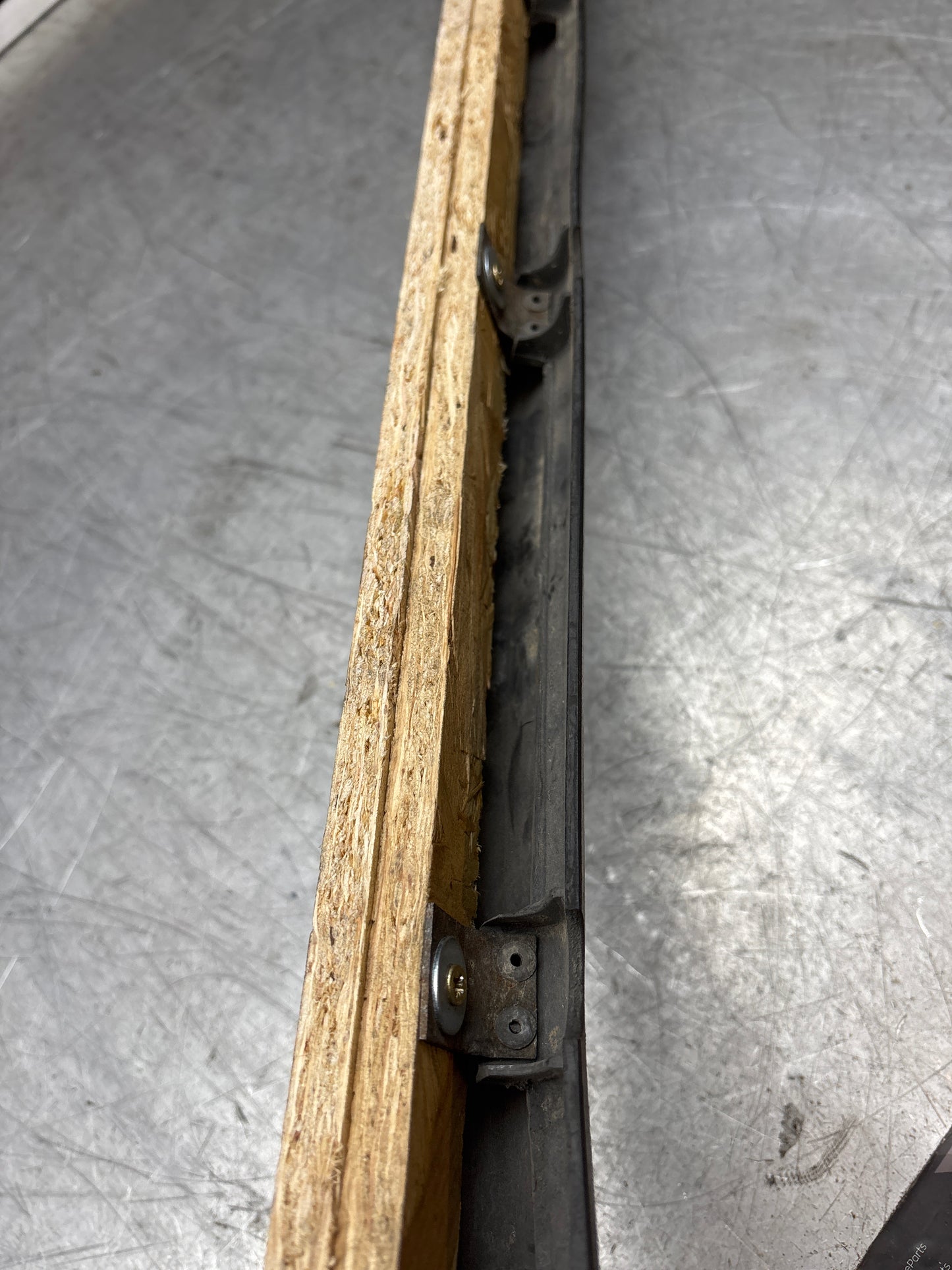 Porsche 944 convertible, cabrio lower door sill trim molding left side, used 94155920710