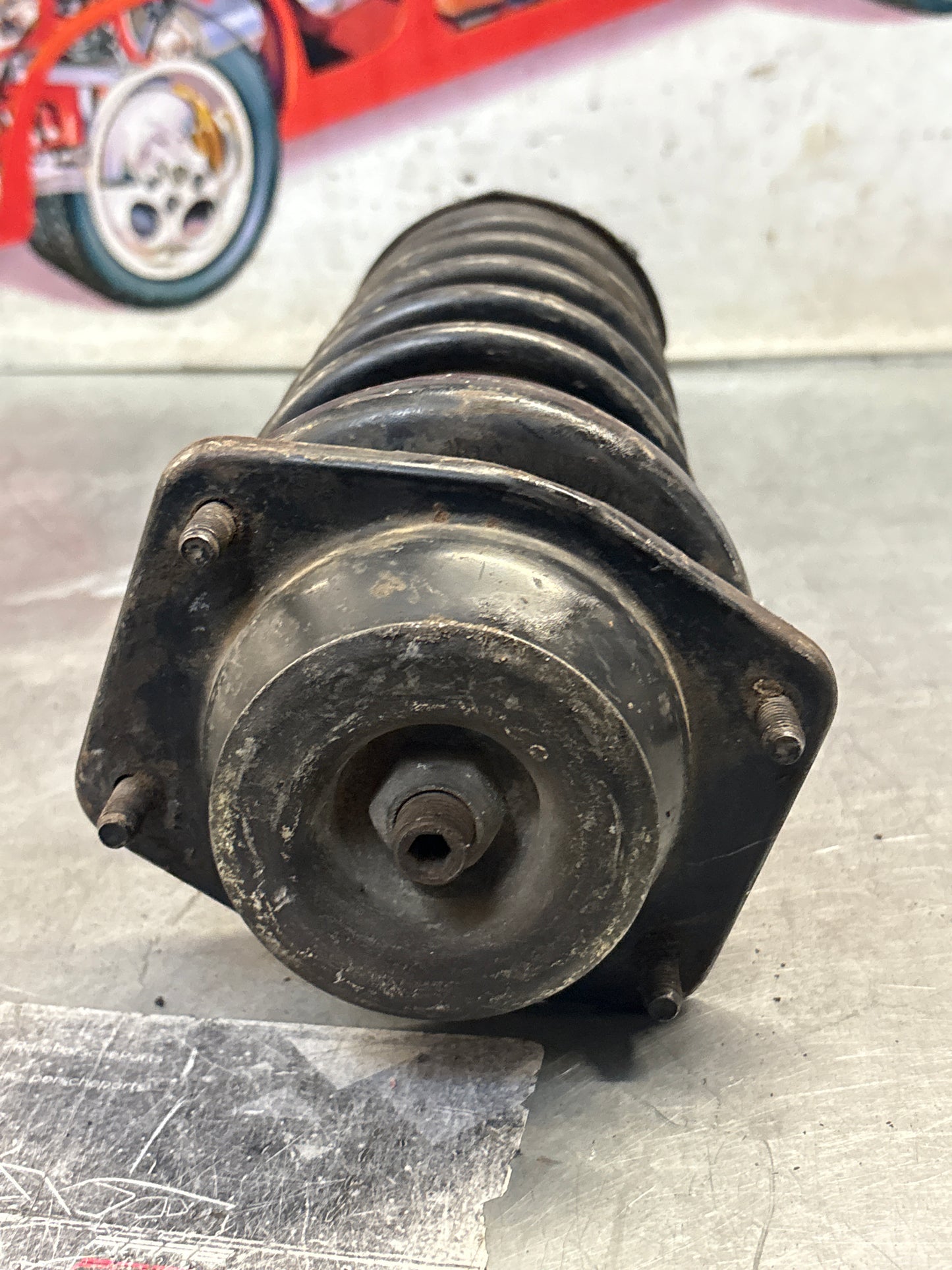 Porsche 924 Turbo / early 944 front shock absorber, used 94434303103211