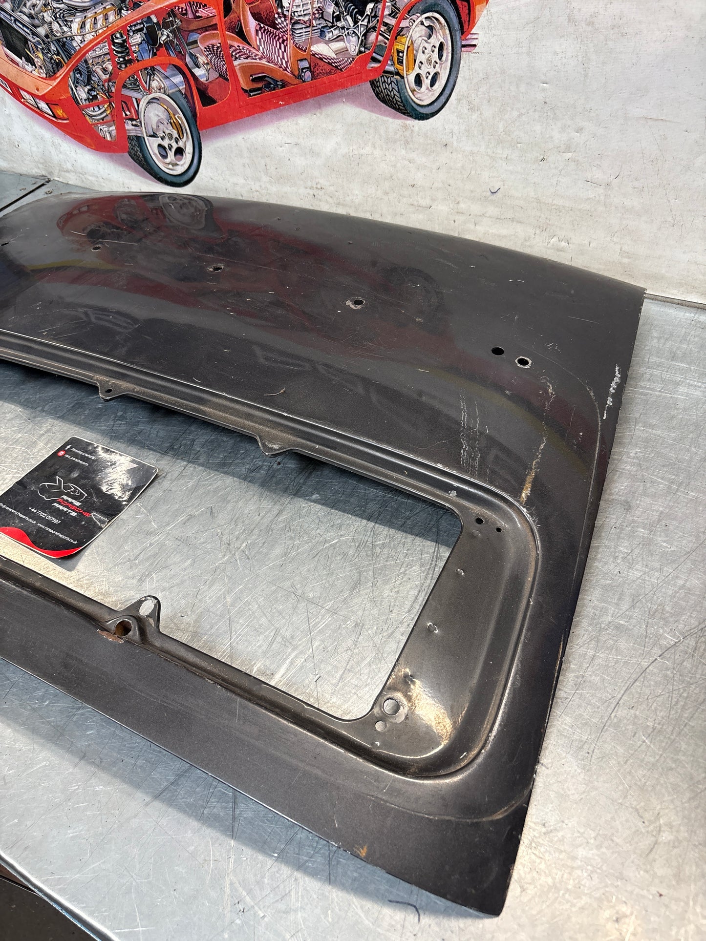 Porsche 911 engine lid, used 91151290301
