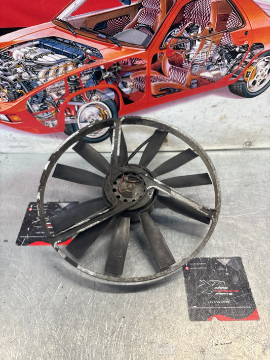 Porsche 928, 80- Air conditioner condenser  cooling  fan, genuine 92862410301 used