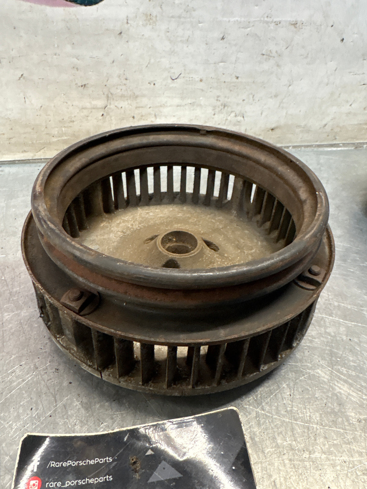 Porsche 914 engine cooling fan, used 021119113