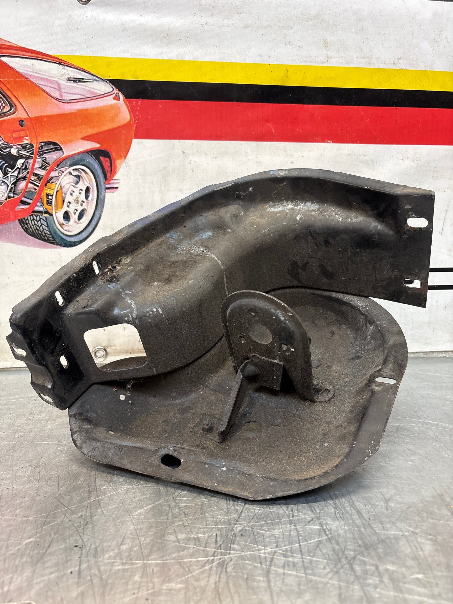 Porsche 968 headlight bracket console right side 94475009400, used