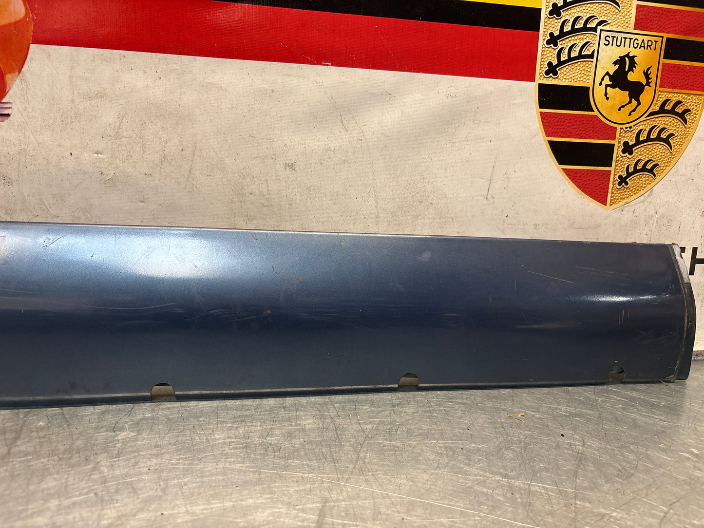 Porsche 928 S4 right sill cover, used 92855908602