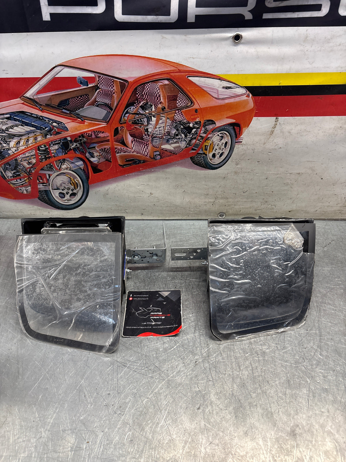 Porsche 924 GTR / GTS GTP headlights, new old stock