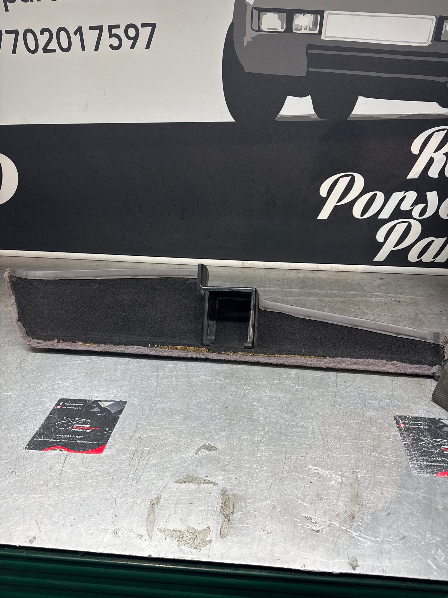 Porsche 911 (74-89) grey Door Pocket (Right) -  Good Used - 91155544700