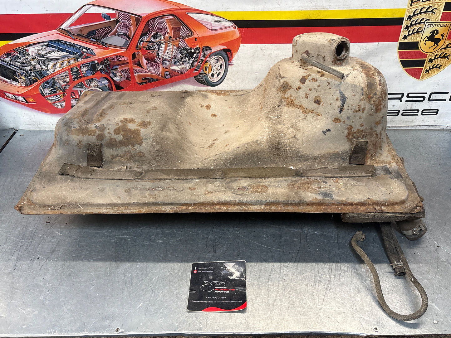 Porsche 924 944 metal fuel tank 477201021F used