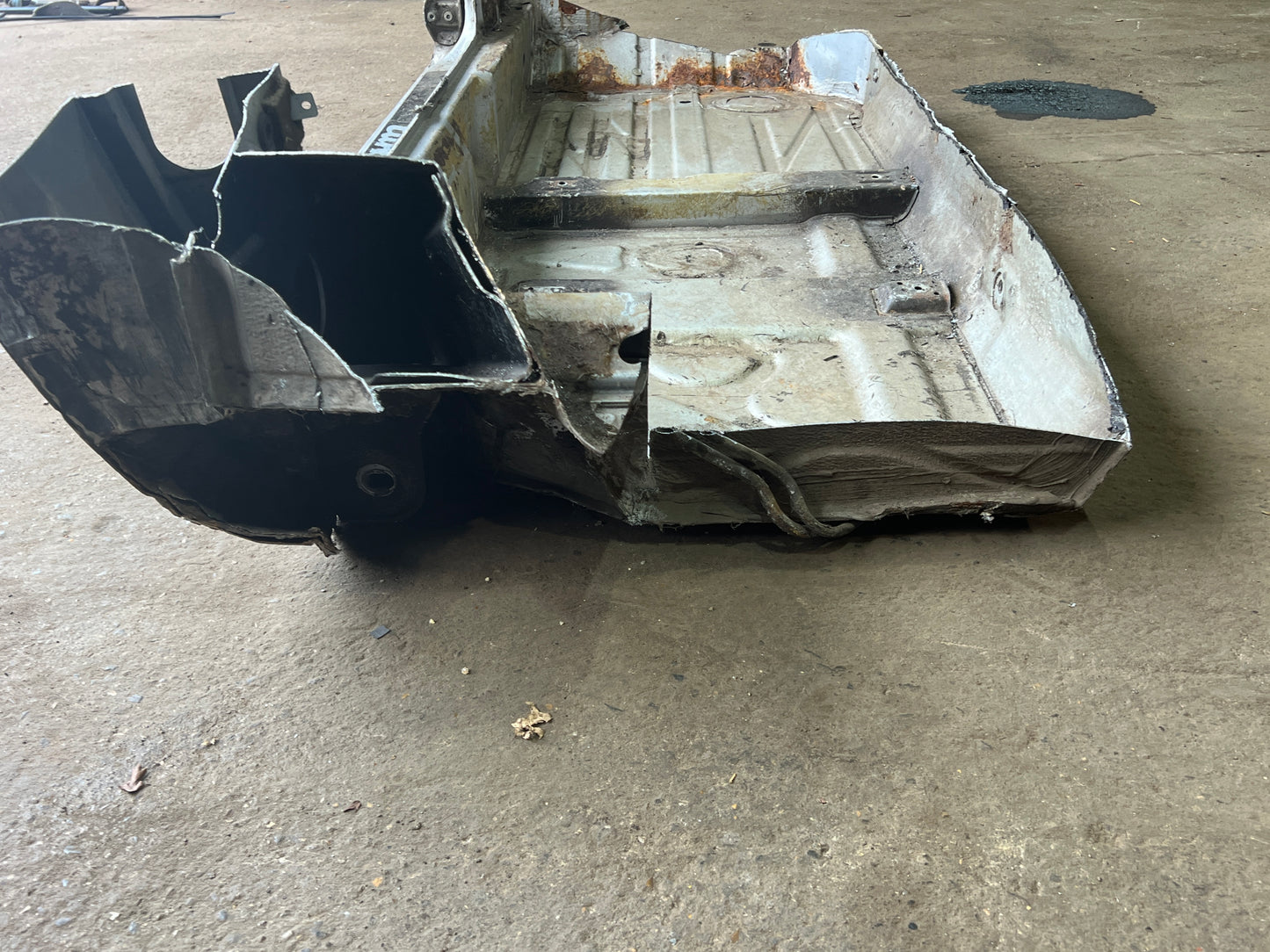 Porsche 924 Turbo RHD left floor pan section with sill 94450150100