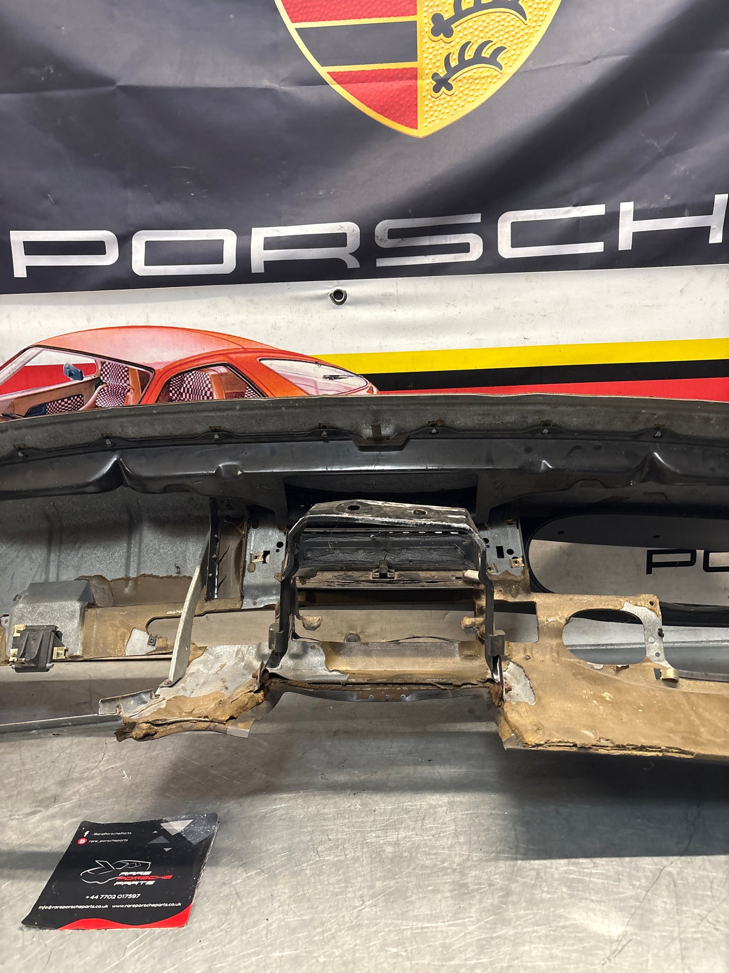 Porsche 944 dashboard for LHD car, black, nice condition