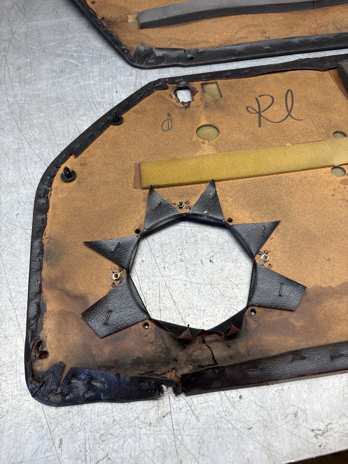 Porsche 911 964 pair of door cards, spares or repair