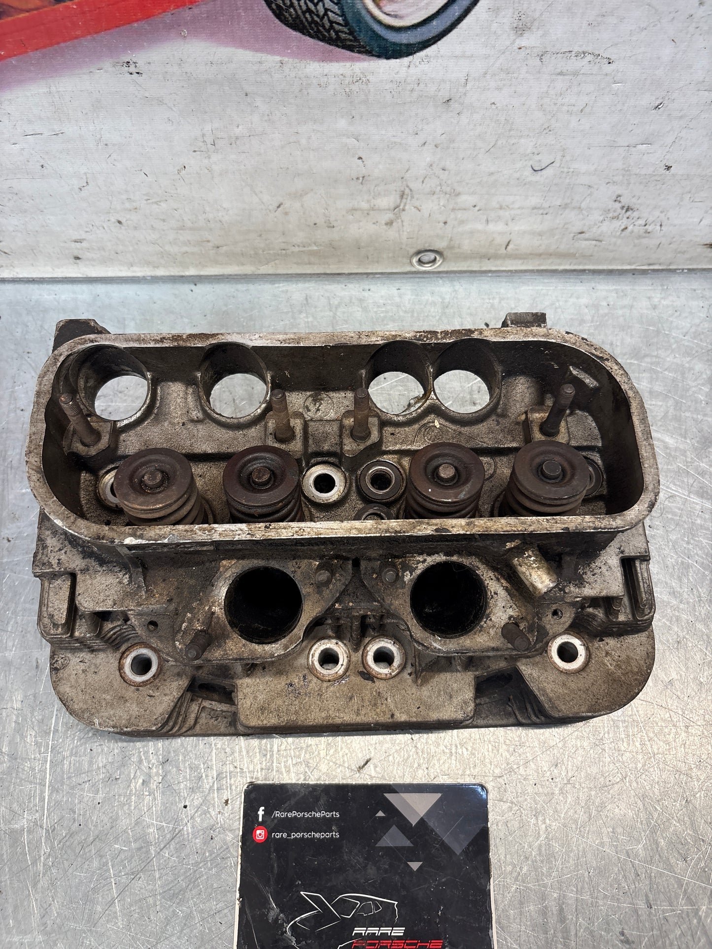 Porsche 914, cylinder head, right side, used 021101371Q